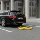 Multistore nulenkiamas stovėjimo vietos užtvaras su raktu, 40 cm