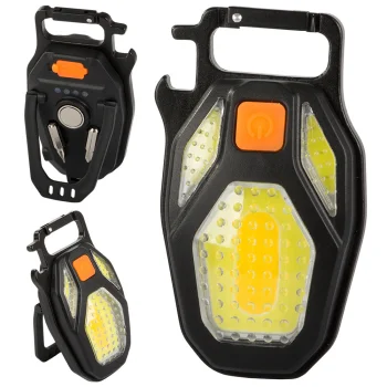 LED COB pakabuko tipo žibintuvėlis su magnetu ir USB įkrovimu