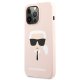 Karl Lagerfeld dėklas Karl\'s Head, skirtas iPhone 13 Pro / 13, rožinis