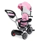 ECOTOYS 2-in-1 triratukas-vežimėlis su sukamąja kėde, rožinis