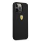 Ferrari dėklas iPhone 13 Pro Max telefonui, juodas