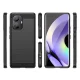 Dėklas Realme 10 Pro+ telefonui Carbon Case, juodas