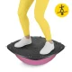 4Fizjo Balance Half Ball with Resistance Bands, 60 cm, Pink