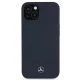 Mercedes dėklas iPhone 13 mini telefonui Silicone Line, tamsiai mėlynas