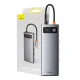 Baseus Metal Gleam Series 9-in-1 USB-C šakotuvas (3x USB 3.0, HDMI, PD, RJ45, SD/TF, VGA)