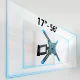 Televizoriaus sieninis laikiklis Humberg 588400 17-56\", iki 35 kg