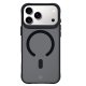 Dėklas 3Mk Smoke MagCase iPhone 17 Pro, juodas pusiau permatomas