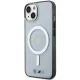 BMW Silver Ring MagSafe dėklas iPhone 15 / 14 / 13 telefonams, skaidrus