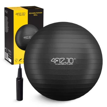 4Fizjo Reh Ball 932 mankštos ir reabilitacijos kamuolys, 65 cm, juodas