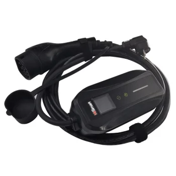 Nešiojamas EV įkroviklis Hismart 144804 Type 2 į Schuko, 3.5kW 16A, 5m