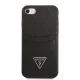 Guess GUHCI8PSATPK Saffiano Triangle dėklas iPhone 7/8/SE juodas