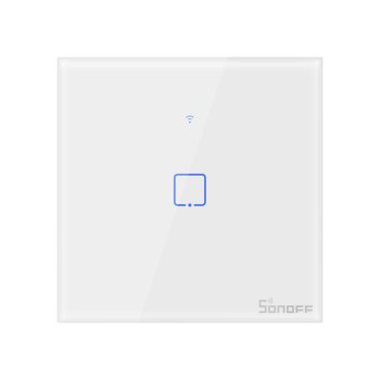 Wall Mounted Smart Light Switch (1-channel) /WiFi/ RF 433 Sonoff T1 EU TX