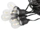 Garden Garland 15 LED E27 Bulbs 15m, Warm White