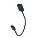 Wozinsky WOTGY1S USB-C į USB-A 3.0 OTG adapteris, juodas