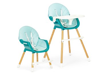 ECOTOYS 2-in-1 maitinimo kėdutė, mėlyna (130134)