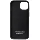 Audi Genuine Leather dėklas iPhone 14 6.1\", juodas
