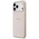 Guess iPhone 17 Pro Max dėklas Saffiano Classic Logo MagSafe, rožinis