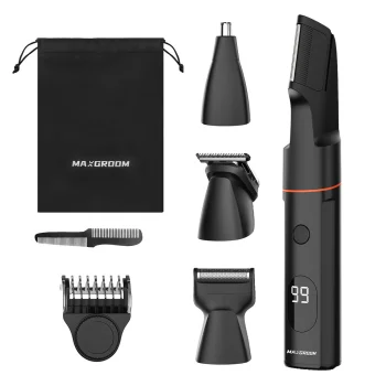 Daugiafunkcis trimeris MAXGROOM LK-881 IPX6, juodas