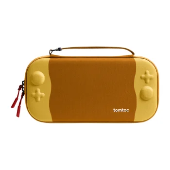 Tomtoc FancyCase-G05 dėklas Nintendo Switch 2 konsolei, geltonas