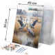 Massido Paint by Numbers Cranes, 40x50 cm