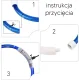 Šviečiantis LED RGB antkaklis šunims ir katėms, L dydis (iki 70 cm)