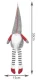 Ruhhy Christmas Gnome, Sitting, 50 cm, Grey/Red