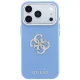 Guess Smooth & Big Strass Logo dėklas iPhone 18 Pro Max / 17 Pro Max, mėlynas