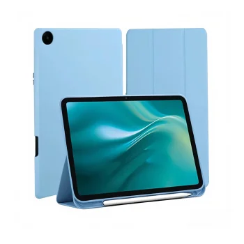 Etteri atverčiamas dėklas Samsung Galaxy Tab A9 / A11 8.7, šviesiai mėlynas