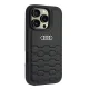 Audi dirbtinės odos dėklas, skirtas iPhone 16 Pro, juodas