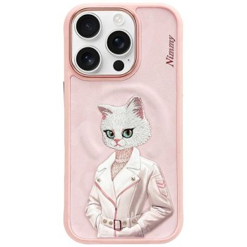 Nimmy dėklas iPhone 16 Pro Max telefonui su MagSafe, rožinis