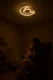 Case LED lubinis šviestuvas vaikų kambariui Moon, reguliuojamas, baltas