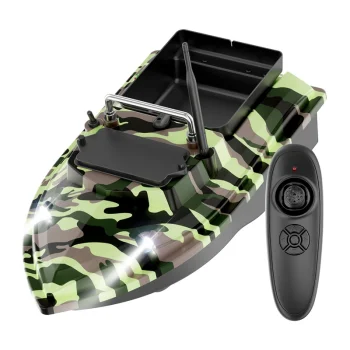 Flytec V050 12000mAh Bait Boat, Camo Green