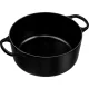 Ketaus puodas Le Creuset Signature apvalus 30 cm, 8.1 l, matinė juoda