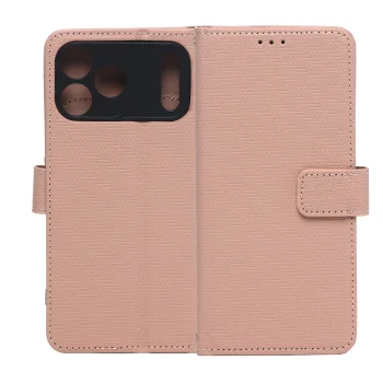 Atverčiamas dėklas TFO Smart Triangle skirtas iPhone 17 Pro Max 6.9", rožinis