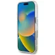 Guess IML Metal Colored Circle Classic Logo MagSafe dėklas iPhone 16 Pro, juodas