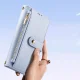 Dux Ducis Lawa Leather Case with Detachable Wallet for Samsung Galaxy S25+, Blue