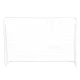 Movepro futbolo vartai su taikinio siena 180x122 cm, balti