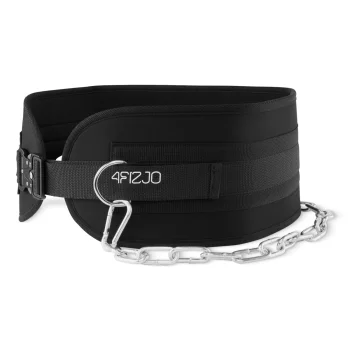 Svorio diržas su grandine 4FIZJO Dip Belt 80 cm, juodas