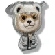Magnetinis pakabukas Nimmy Cool&Cute 2.0 Bear, pilkas