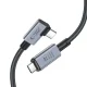 Tech-Protect UltraBoost Max USB-C 4.0 240W 8K 1.5m laidas, pilkas