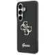Guess IML Big Metal 4G Script Case for Samsung Galaxy S26 - Black