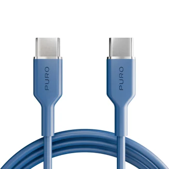 Puro ICON USB-C į USB-C laidas 1.5m, mėlynas
