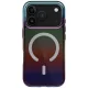 „Uniq Iridescia“ dėklas „iPhone 17 Pro“ su „MagClick“ įkrovimu, įvairiaspalvis