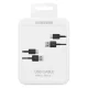 „Samsung“ USB-C laidas 5A 1.5m, juodas (2 vnt.)