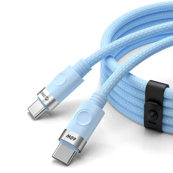 Orico CDX USB-C į USB-C laidas 60W, 1m, mėlynas