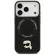 Karl Lagerfeld iPhone 17 Pro Max dėklas Karl Pin MagSafe, juodas