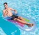 Pripučiamas čiužinys-krėslas Intex King Cool 58802, 160 x 85 cm, sidabrinis