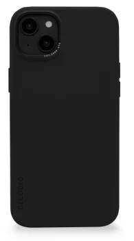 Decoded AntiMicrobial Silicone Backcover for iPhone 14 Plus, Charcoal