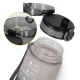 Motyvuojanti sportinė gertuvė 4Fizjo 1307, 500 ml, pilka