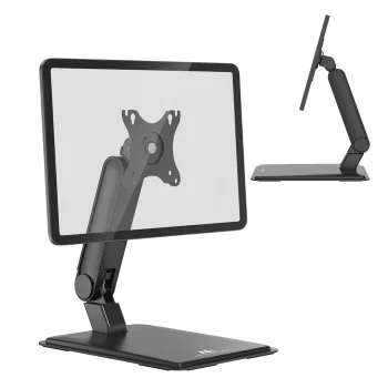 Pastatomas monitoriaus stovas Maclean MC-989 (17"-32"), juodas
